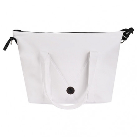 Детская коляска 2 в 1 Roan Bass Next White/Black Экокожа