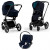 Детская коляска 3 в 1 Cybex Priam IV Midnight Blue Plus / Matt Black