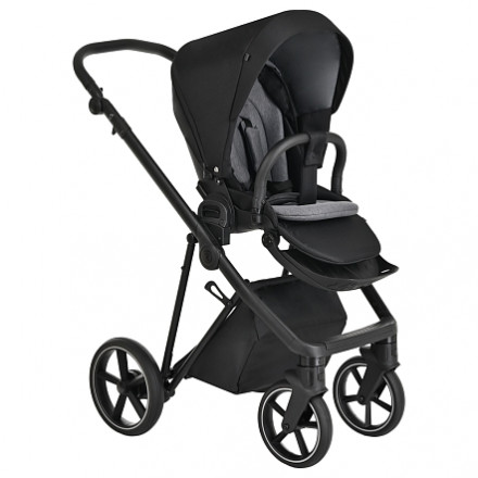 Детская коляска 4 в 1 Roan Sol Raven/Black/руч.Черный