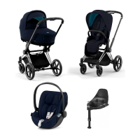 Детская коляска 4 в 1 Cybex Priam IV Midnight Blue Plus / Chrome Black