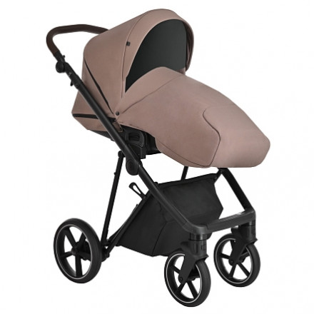Детская коляска 4 в 1 Roan Sol Cocoa/Black/руч.Тем.Коричневый
