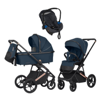 Детская коляска 3 в 1 Carrello Sigma Navy Blue