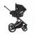 Детская коляска 3 в 1 Carrello Sigma Obsidian Black