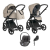 Детская коляска 4 в 1 Roan Sol Sesame/Black/руч.Черный
