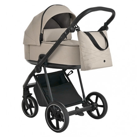 Детская коляска 4 в 1 Roan Sol Sesame/Black/руч.Черный