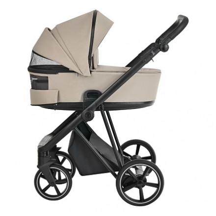 Детская коляска 4 в 1 Roan Sol Sesame/Black/руч.Черный