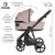 Детская коляска 4 в 1 Roan Sol Sesame/Black/руч.Черный
