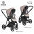 Детская коляска 4 в 1 Roan Sol Sesame/Black/руч.Черный