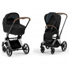 Детская коляска 2 в 1 Cybex Priam IV Onyx Black / Chrome Brown