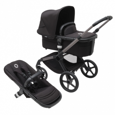 Детская коляска 2 в 1 Bugaboo Fox 5 Midnight black/Graphite