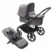 Детская коляска 2 в 1 Bugaboo Fox 5 Grey mélange/Black