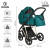 Детская коляска 4 в 1 Roan Sol Luxury Deep Laket/Gold/руч.Черный