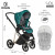 Детская коляска 4 в 1 Roan Sol Luxury Deep Laket/Gold/руч.Черный