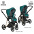 Детская коляска 4 в 1 Roan Sol Luxury Deep Laket/Gold/руч.Черный