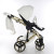 Детская коляска 2 в 1 Junama Hand Craft White+Gold
