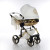 Детская коляска 2 в 1 Junama Hand Craft White+Gold