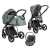 Детская коляска 3 в 1 Roan Sol Luxury Grey Pine/Nikiel/руч.Черный