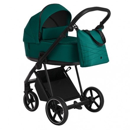 Детская коляска 2 в 1 Roan Sol Deep Laket/Black/руч.Черный