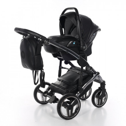 Детская коляска 3 в 1 Junama Hand Craft Black